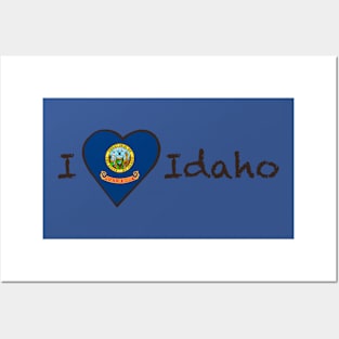 I Love Idaho Posters and Art